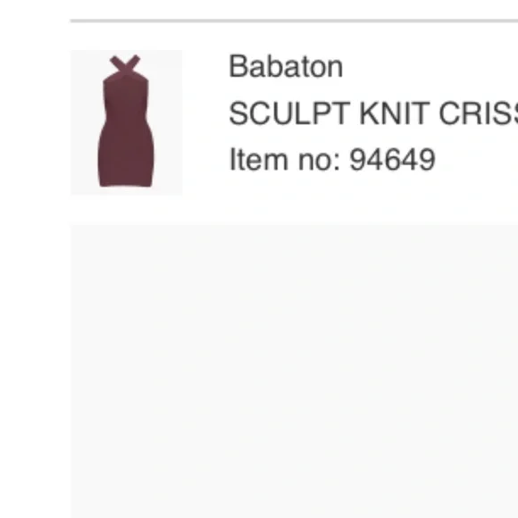 Aritzia Maroon Sculpt Knit Halter Bodycon Dress for Night Out - Picture 2 of 5